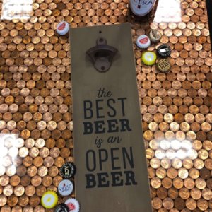 brown beer opener